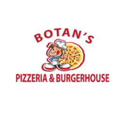 Botan's Pizza & Burger House logo.